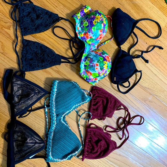 PacSun Other - Bundle of six small bikini tops!